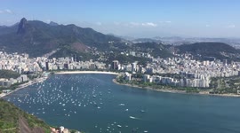 Airport landing in Rio de Janeiro - video from the sugar loaf
