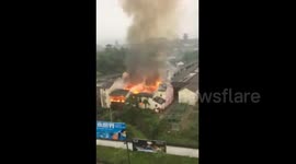 Major fire breaks out at film studio in China