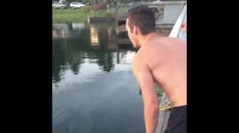 Catching a dogfish bare handed