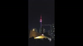 Canada 150 Anniversary Fireworks From the CN Tower