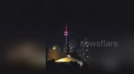 Newsflare Edit - Canada 150 Anniversary Fireworks From the CN Tower