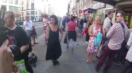 Cast of Channel 4's 'Humans' at the Mentor press night