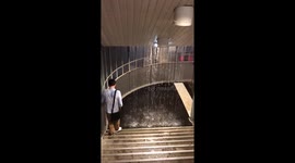 Paris metro floods