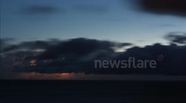 Ireland Ocean Lightning Time Lapse (5 frames/sec)