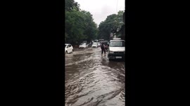Monsoon rains in Mumbai