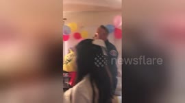 Newsflare Edit - Thank you lynnwood firefighters #18 for surprising Vicky