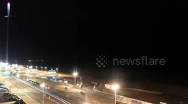 Timelapse captures lightning storm in Brighton