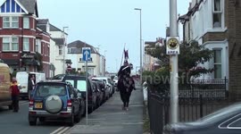 duke of Lancasters horsemen on there way to a gig