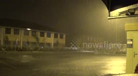 Thunderstorm with strong winds hit Newmarket