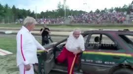 92-year-old man breaks record for the oldest person to flip a car
