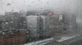Toronto Skyline Rain