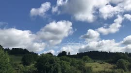 Rolling clouds timelapse, Dordogne