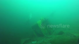 Flooded bus Подводный автобус п.Н.Крынка,г.Макеевка