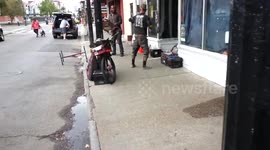 Halloween Hobo Fight, New Orleans 2013