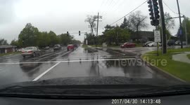 Roll over car crash in Itasca, IL. 