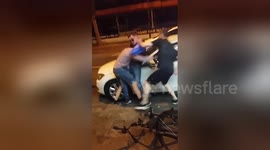 Newsflare Edit - Old Kent Road fight, London