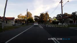 Motorbike rider crashes with car