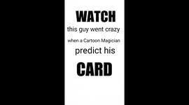 Guy went crazy and nuts when a Cartoon Magician read his mind
