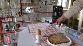 Barking mad mechanic made Wallace and Gromit style breakfast machine