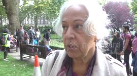 South Asia Solidarity Group march against Hindu extremists case of raping corpses 