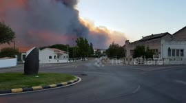 Forest fire near Mação