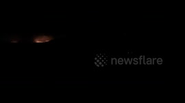 Fire in the village of Pereiro, Mação, Portugal