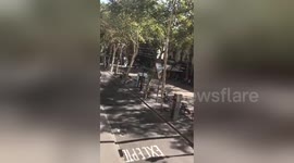 Aftermath of suspected terror attack in Barcelona