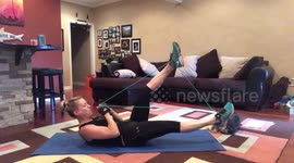 Resistance Bands Snap Epic Fail