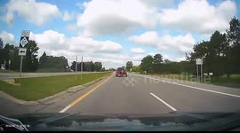 Caught on dash cam