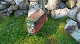 D. I. Y.  Ammo Can Stove
