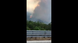 Sulmona Incendio Monte Morrone