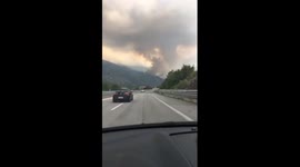 Incendio Monte Morrone Sulmona