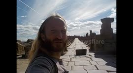 Argelia. Algeria. Timgad. Cardo Maximus. Ruinas romas. Roman ruins. 2016