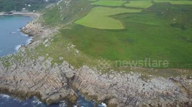 Awesome Cliffside Drone Footage