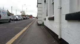 Motorist Leaves + Returns to car at level crossing