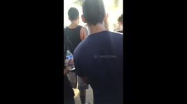 DUDE GETS KNOCKED OUT DURING LIL YATCHY PERFORMANCE!! @ DAY N NIGHT FESTIVAL