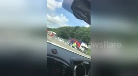 Newsflare Edit - Motorists stranded on M1 after fatal crash