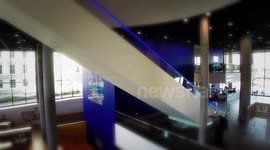 Flying inside new £280 Millions Birmingham Library.