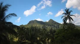 Driving through Cebu Mountains 