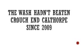 Washington Cricket Club v Crouch End Calthorpe