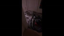 Students destroy their house and create indoor snow