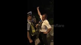 Driver dances while doing breathalyser test