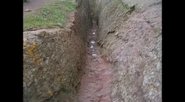 Ethiopia. Lalibela (12) Passage to Bet Giyorgis, St. George, San Jorge. 2016 Orthodox church