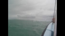 Mozambique. Bazaruto. Island Magaruque (1) Arriving with the boat. 2016