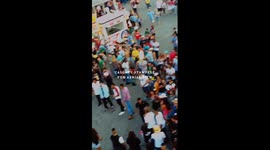 20 on 2 Fight at Calgary Stampede (Aerial View)