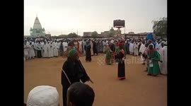 Sudan. Khartoum. Omdurman. Halgt Zikr. Hamed el Nil Mosque. 2016 (4) Whirling dervishes