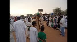 Sudan. Khartoum. Omdurman. Halgt Zikr. Hamed el Nil Mosque. 2016 (6) Trance & selfie. Religious ceremony