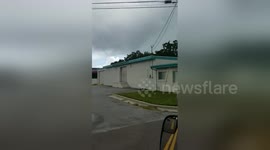 Newsflare Edit - Massive Waterspout hits downtown Dunedin Florida 2017 Footage Live!