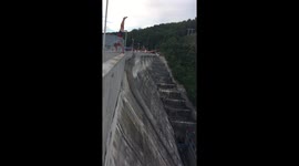 Dangerous handstand on water dam 100 metres high / win compilation