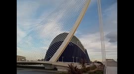 Spain. España. Valencia. Arts and sciences city. Vistas de Ciudad de las Artes y Las Ciencias. 2016
